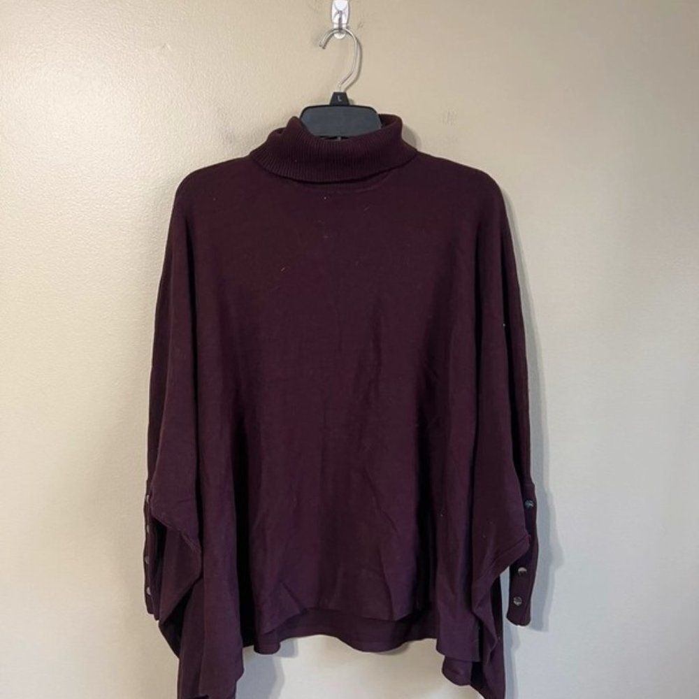 ‎Alfani medium dark purple turtleneck